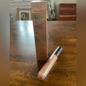 Becca Beauty Liquid Crystal Lip Topper Glow Gloss Citrine x Apricot